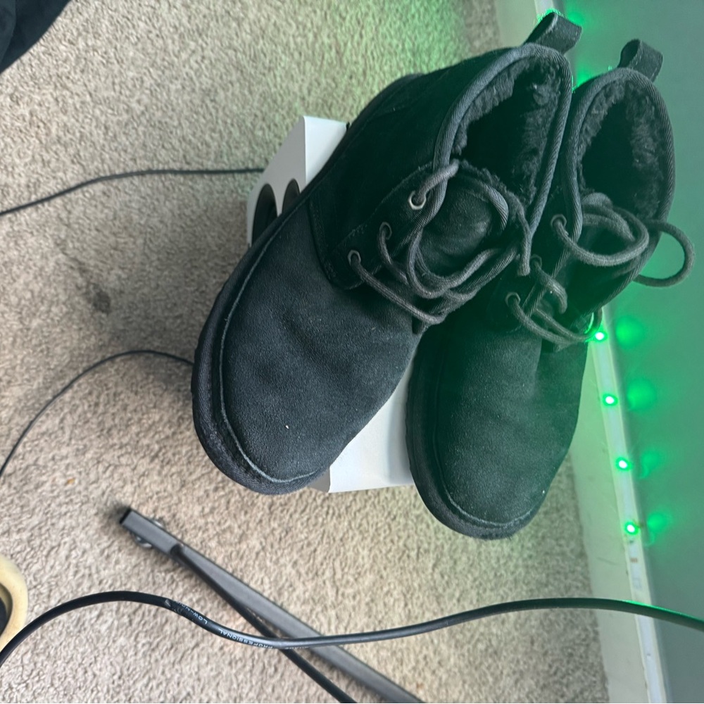 UGG Black Suede Women's Sneakers